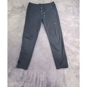 Nike Size L Phenom Elite Woven Running Pants Men's Black Gym Hiking Yoga C21-26